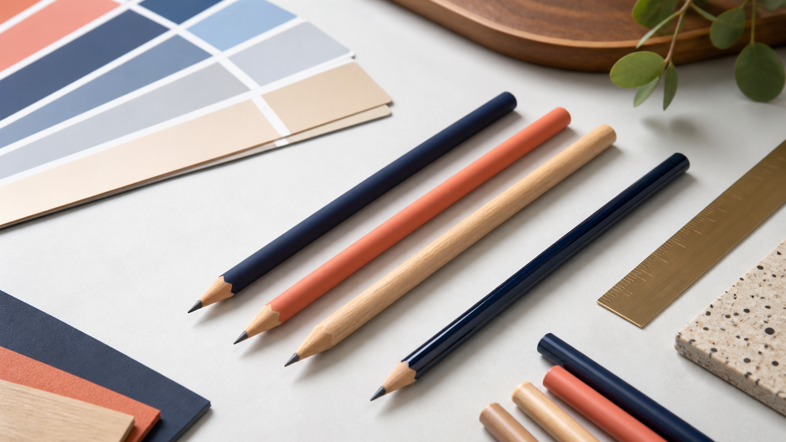 Cómo elegir colores y acabados para un lápiz personalizado
